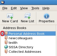 Expand Personal Address Book...