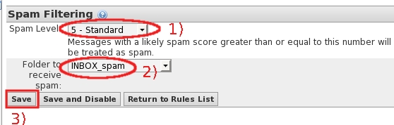 Change your spam level value...